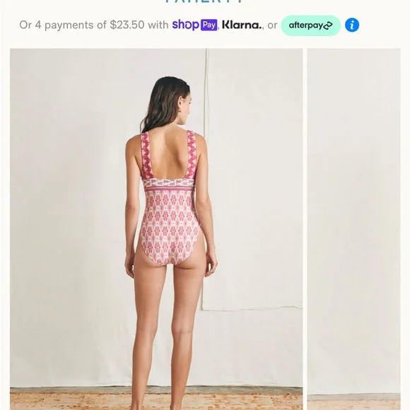 Faherty One-Piece Swimsuit - Picture 3 of 8